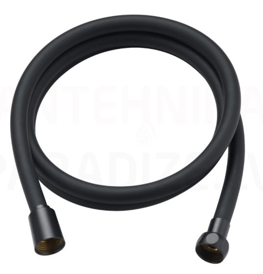 Shower hose (black) 150cm (23xG1/2)