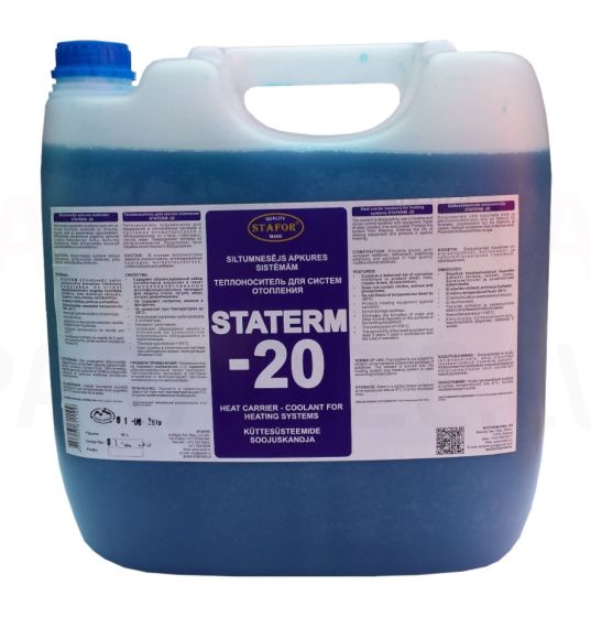 STAFOR heat carrier (coolant) Staterm -20° 10L for heating systems