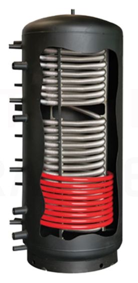 GALMET MULTI INOX 600 liter insulated accumulation tank + 1 h/e