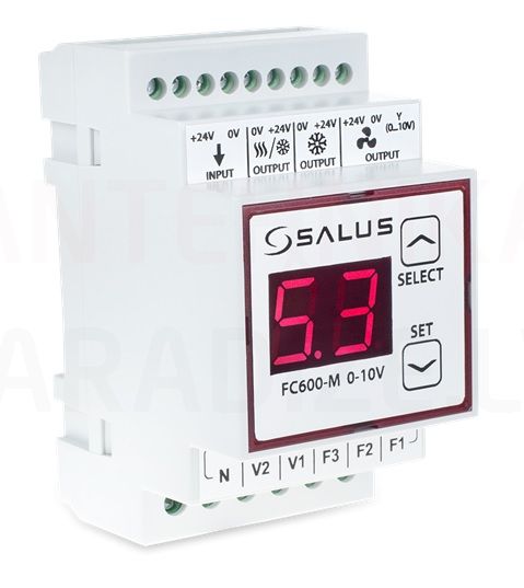 SALUS modulis paredzēts ventilatoriem ar EC motoru