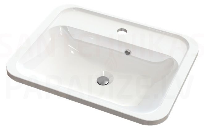 BLU akmens masas izlietne STELLA Rect II 550x430