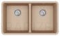 HELIKA akmens masas virtuves izlietne ARCA SQA200 (W) 800 Beige 81x48 cm