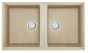 ELLECI akmens masas virtuves izlietne BEST 450 UNDERMOUNT Champagne 83.6x48.8 cm