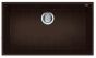 ELLECI akmens masas virtuves izlietne QUADRA 130 UNDERMOUNT Espresso 76x44 cm