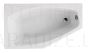 POLIMAT acrylic asymmetric bathtub MARIKA 140x80 (right/left)