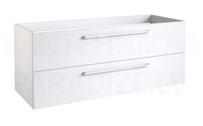 KAME sink cabinet GAMA 120 (shiny white) 500x1190x445 mm