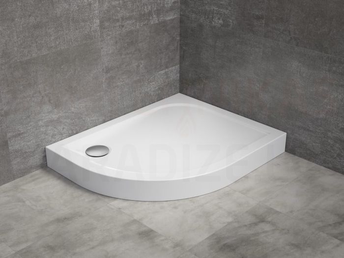 RADAWAY dušas paliktnis DELOS E Compact 100x80x11.5 (labā)