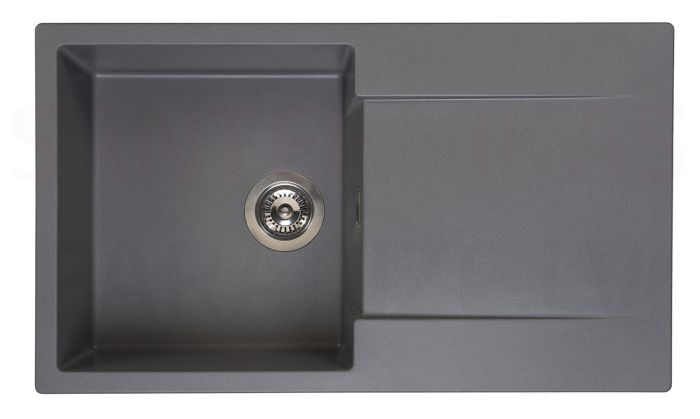 Reginox akmens masas virtuves izlietne Amsterdam 10 Grey Silvery 86x50cm