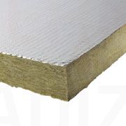 PAROC non-combustible stone wool slab for thermal insulation of ventilation ducts kamīniem ar alumīnija foliju 50mm price for m²