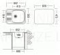 UKINOX кухонная раковина из нержавеющей стали GRL 50x65cm (право)