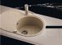 Aquasanita stone mass kitchen sink CLARUS 800 Alba 78x50 cm