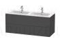Duravit izlietnes skapītis ar izlietni ME by Starck 1290x481 (grafīts matēts)