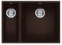 ELLECI akmens masas virtuves izlietne QUADRA 150 UNDERMOUNT Espresso 56x44 cm