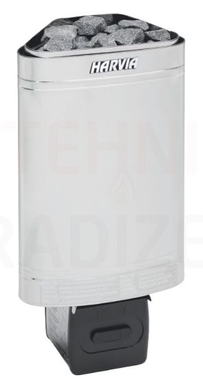 HARVIA elektriskā pirts krāsns DELTA D23E 2.3kW Steel