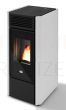 EVA CALOR pellet fireplace-stove MILLY 13.8kW (white)