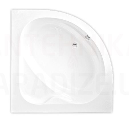 Roltechnik acrylic corner bathtub FLORA NEO 1200x1200