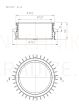 Drenažo žiedas d145mm (HL65 serijai)