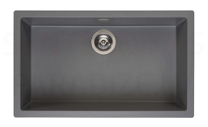 Reginox akmens masas virtuves izlietne Amsterdam 72 Grey Silvery 78x460cm