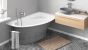 PAA stone mass bathtub TRE GRANDE 1700x1000x650 L/R