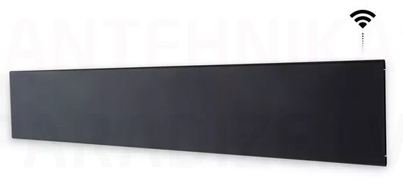 ADAX elektriskais konvektors NEO WiFi 210x1186x87 800W (spīdīgi pelēks)