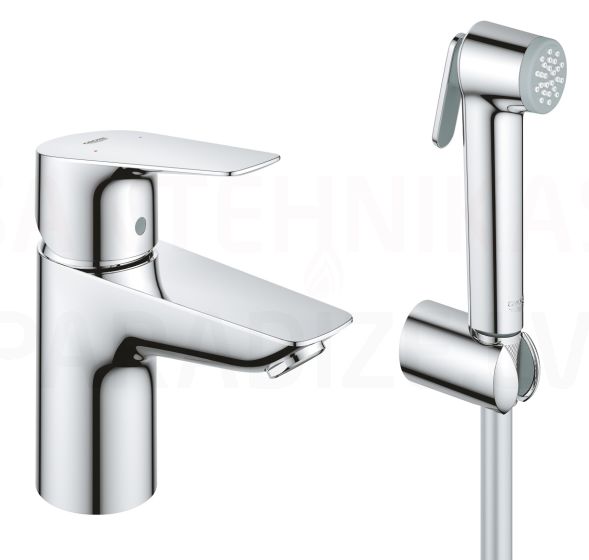 GROHE izlietnes jaucējkrāns ar higiēnas dušu BauEdge New S