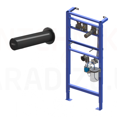 SANELA automatinis nerūdijančio plieno sieninis muilo dozatorius, 1 l muilo indas, įskaitant tvirtinimo rėmą SLR 24, 24 V 
