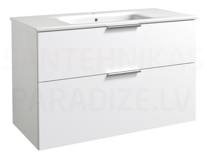 RB GRAND 100 sink cabinet with sink (matte white) 600x1000x460 mm