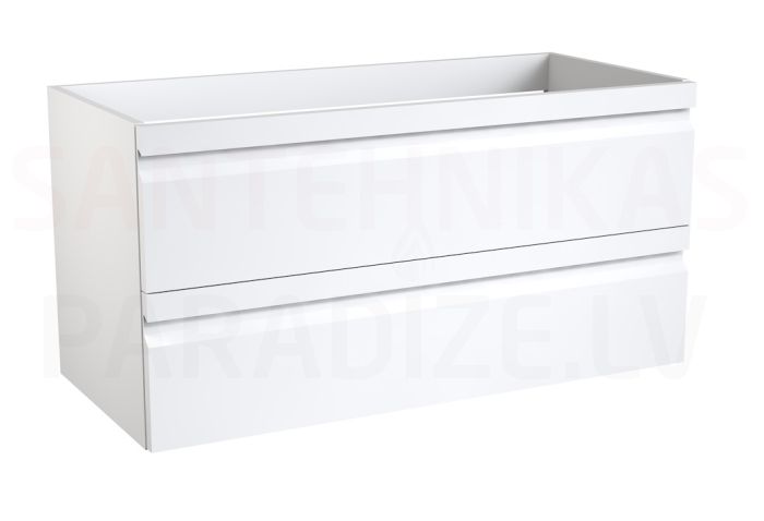 KAME sink cabinet TERRA 100 (shiny white) 500x990x450 mm