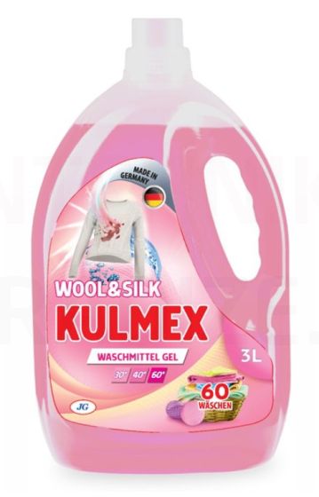 KULMEX skalbimo gelis WOOL & SILK 3L 60WL