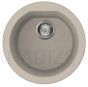 ELLECI akmens masas virtuves izlietne FOX ROUND Avena 45x45 cm