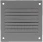 EUROPLAST reste metāla, 100x100mm, pelēka MR1010P
