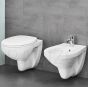 GROHE WC wall hung toilet BauCeramic Rimless with toilet lid Soft Close