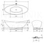 PAA SILKSTONE vanna FELICE GRAPHITE 1945x830x715