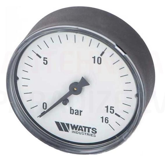 WATTS manometrs horizontāls (radiālais) Dn100 0-16 bar 1/2'