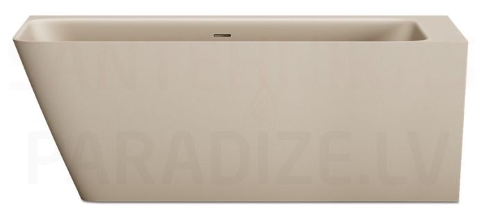 PAA SILKSTONE vanna QUADRO CORNER A 1600x750x600 (matēts Caffelatte)