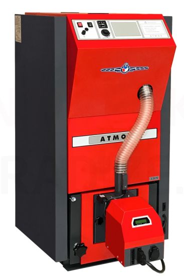 ATMOS kompaktinis granulių šildymo katilas D15PX 15kW