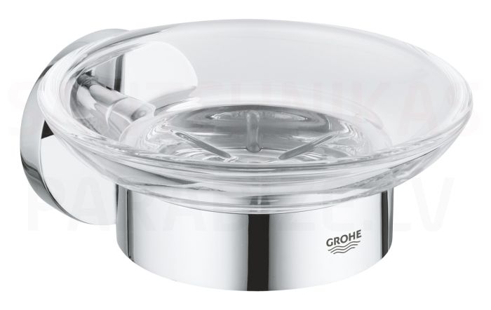 GROHE ziepju trauks ar turētāju Essentials New (Hroms)