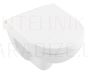 VILLEROY & BOCH O.Novo Compact Rimless WC wall hung toilet with toilet lid Soft Close