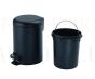 Trash bin Potty 5l, black