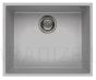 ELLECI akmens masas virtuves izlietne QUADRA 105 UNDERMOUNT Aluminium 54x44 cm