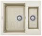 ELLECI akmens masas virtuves izlietne EASY 150 Bianco Antico 60x50 cm