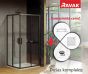 SPECIAL RAVAK shower enclosure set BLIX SLIM BLSRV2-80 black + glass Transparent
