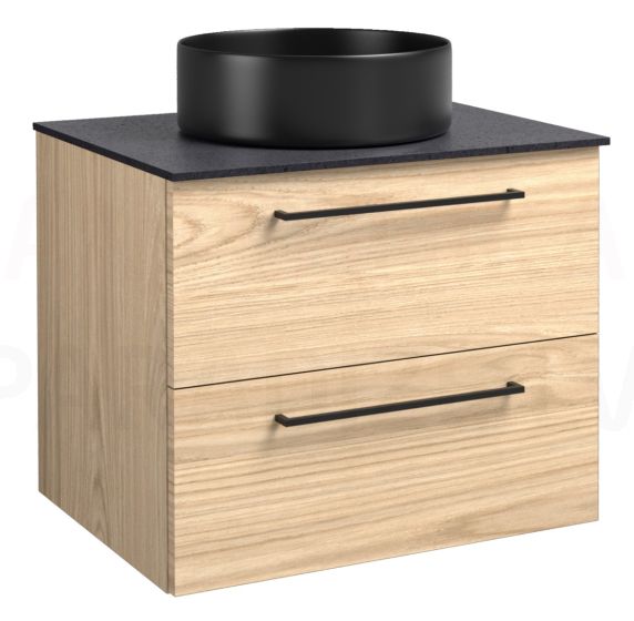 RB JOY TONDO 60 izlietnes skapītis ar izlietni (gaišs ozols) 500x600x465 mm