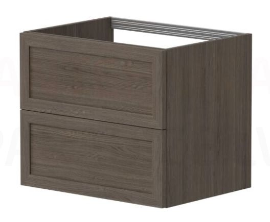 KAME undertop cabinet RUSTIC  60 (Smoked oak)