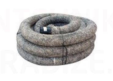 PVC drenāžas caurule ar PP filtru  700μ  92/80 (50m)