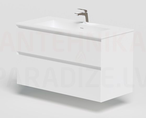 KAME sink cabinet LOFT 100 (matte white)