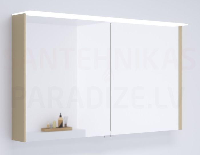 KAME mirror cabinet LOFT 120 with LED (Linen) 700x1200 mm