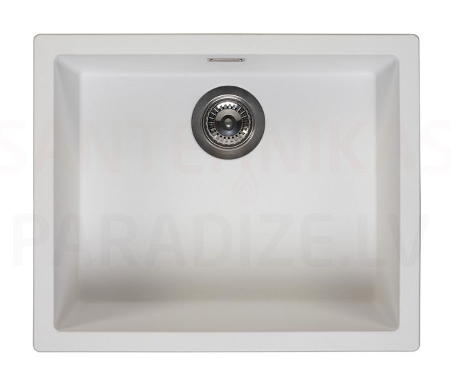 Reginox stone mass kitchen sink Amsterdam 50 Pure White 56x46cm