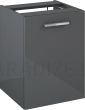 Elita bathroom cabinet KWADRO PLUS 40 with laundry basket anthracite RLO4121