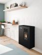 EVA CALOR granulu kamīns-krāsns MATILDE 4.6kW (melns)